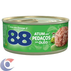 Atum Pedaços Em Óleo Comestivel Vegetal 24x88 140g