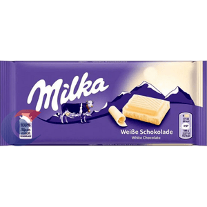 CHOC MILKA ALPINE 100G.WHITE