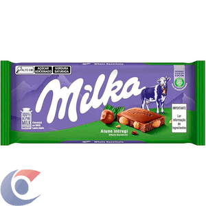 CHOC MILKA 100G HAZEL