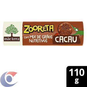 BISC MAE TERRA ZOORETA ORG 110G CACAU