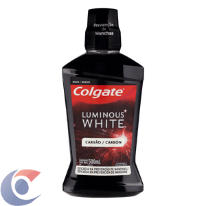 Enxaguante Bucal Colgate Luminous White Carvão 500ml