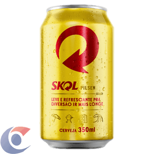Cerveja Skol Pilsen Lata 350ml