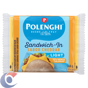 Queijo Cheddar Polenghi Sandwich-In Light 144g