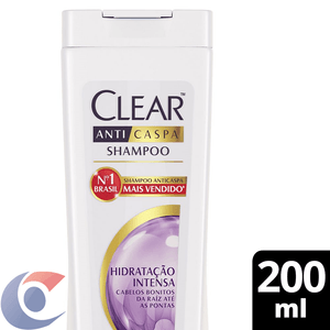 Shampoo Anticaspa Clear Women Hidratação Intensa 200ml