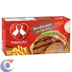 Hambúrguer Bovino Defumado Perdigão 672g