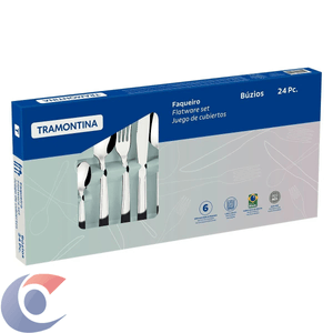 Faqueiro Tramontina Buzios Inox 24 Peças