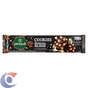Biscoito Cookie Leite Maltado Black Piraque 80g