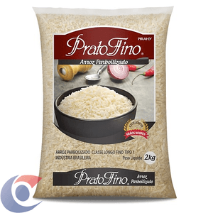 Arroz Parboilizado Tipo 1 Prato Fino 2kg