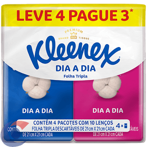 Lenço Papel Kleenex Leve 4 E Pague 3