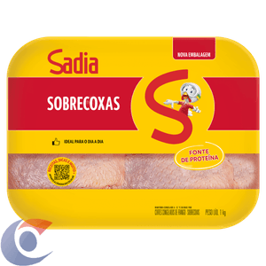 Sobrecoxa De Frango Sadia Bandeja 1kg