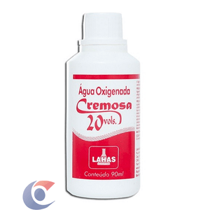 Água Oxigenada Cremosa Lahas 20 Volumes 90ml