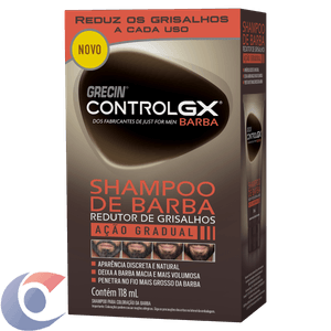 Shampoo Control Gx® Para Barba Redutor De Grisalhos 118ml