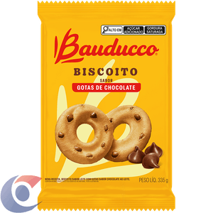 Biscoito Bauducco Com Gotas Sabor Chocolate 335g