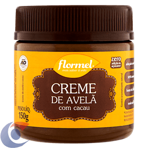 Creme De Avelã Flormel Zero Açúcar 150g