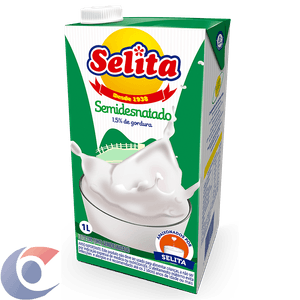 Leite Uht Selita Semidesnatado Com Tampa 1l