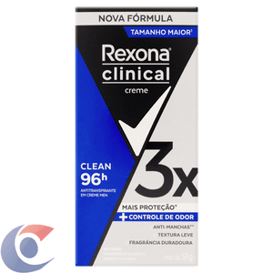 Desodorante Cream Rexona Clinical Clean 58g