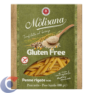 Massa Italiana La Molisana 400g Penne Rigate Glúten Free