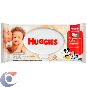 Lenços Umedecidos Huggies Supreme Care Un