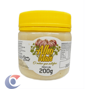Pote De Alho Picado Mais Sem Sal 200g