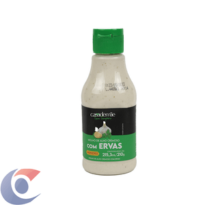 Molho De Alho Cremoso Com Ervas Casa De Mãe 215,3ml