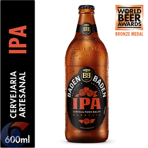 Cerveja Baden Baden American Ipa Puro Malte Garrafa 600ml