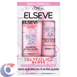 KIT-SH375ML-COND170ML-LOREAL-ELSEVE-GLYCOLIC-GLOSS