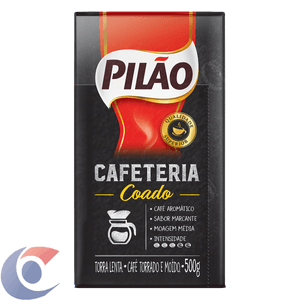 Café Torrado E Moído A Vácuo Cafeteria Coado Pilão 500g