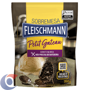 Mistura Para Petit Gateau Fleischmann 350g