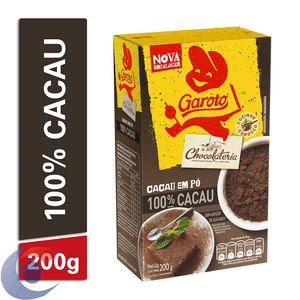 Cacau Em Pó Garoto 100% Cacau 200g