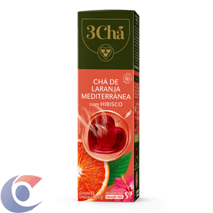 Chá Em Cápsula Laranja Mediterrânea Com Hibisco 3 Chá Caixa 25g 10 Unidades