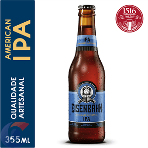 Cerveja Eisenbahn American Ipa Puro Malte Long Neck 355ml