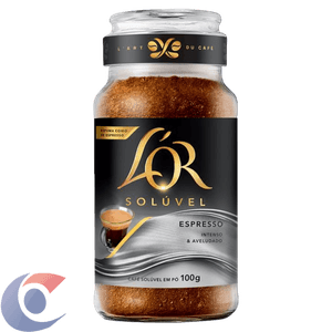 Café Solúvel Pó L´Or Espresso Vidro 100g