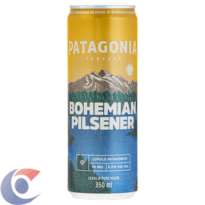 Cerveja Patagonia Bohemian Pilsener Lata 350ml