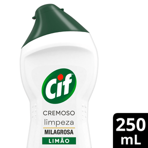 Higienizador Cremoso Cif Limão  Limpeza Milagrosa 250ml