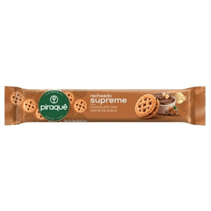 Biscoito Recheado Supreme Piraquê Chocolate Com Creme De Avelã 80g