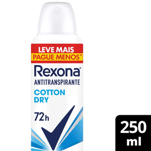 Antitranspirante Aerosol Rexona Cotton Dry 250ml