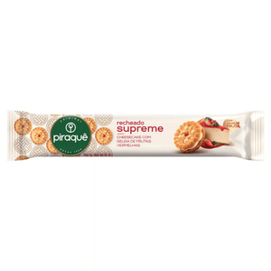 Biscoito Recheado Supreme Piraquê Cheesecake Com Geleia De Frutas Vermelhas