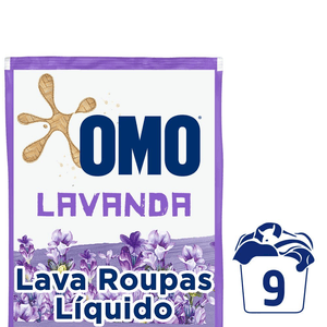 Sabão Líquido Refil Omo Lavanda 900ml