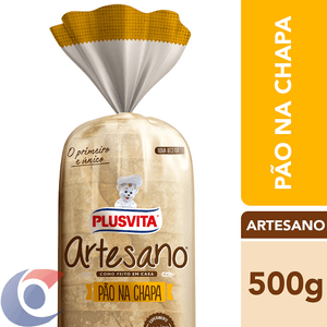 Pão Na Chapa Artesano Plusvita 500g
