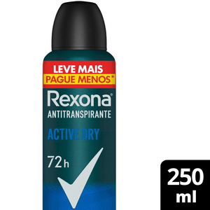 Antitranspirante Aerosol Rexona Men Active Dry 250ml