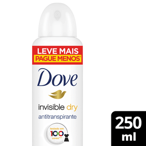Antitranspirante Aerosol Dove Invisible Dry 250 Ml