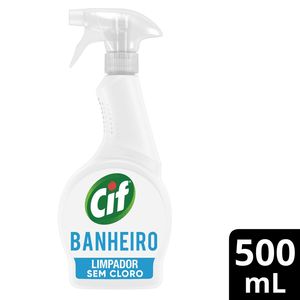 Limpador Cif Banheiro Sem Cloro 500ml Gatilho