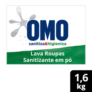 Sanitizante Em Pó Omo Lavagem Perfeita 1,6kg