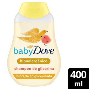 Shampoo Infantil Baby Dove Hidratação Glicerinada 400ml