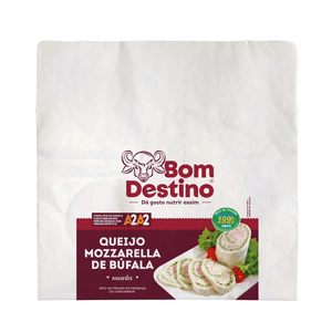 Queijo Mussarela Búfala Bom Destino Manta Kg