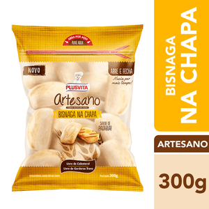Bisnaga Sabor Pão Na Chapa Original Plusvita Artesano