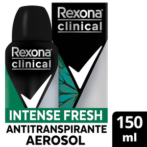 Desodorante Aerossol Rexona Clinical Intense Fresh 150ml