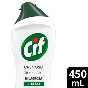 Cif Cremoso Limpeza Milagrosa Limão Para Casa 450 Ml