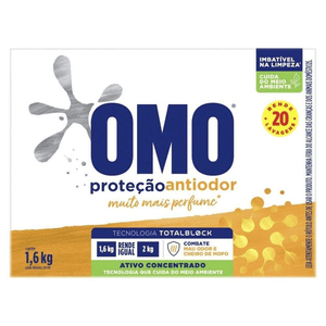 Sabão Em Pó Omo Proteção Antiodor 1,6kg