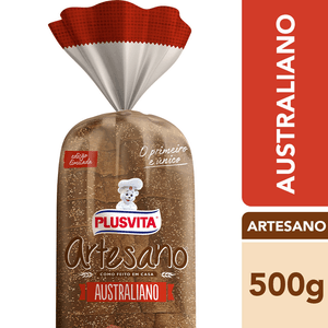 Pão Artesano Australiano Plusvita 500g